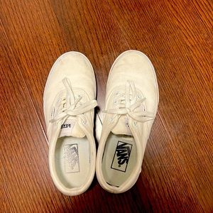 Vans white sneakers